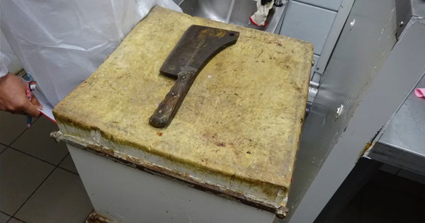 Szemeteskuka a hűtőben, rovartetemek az öltözőben – videón a bezárt gyrosüzem