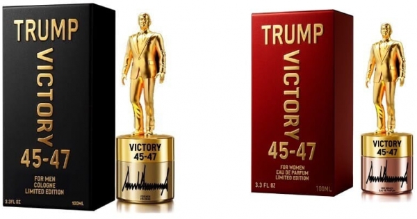 Trump a nevét viselő kölnivel és parfümmel jelentkezett