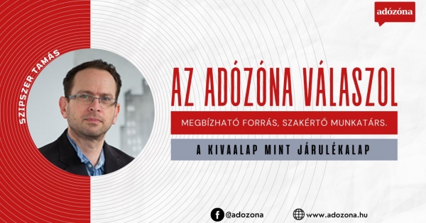 Az Adózóna válaszol: a kivaalap mint járulékalap