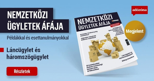 Megjelent! Nemzetközi ügyletek áfája