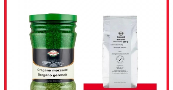 Termékvisszahívás: morzsolt oregánót von ki a forgalomból a Nemzeti Kereskedelmi és Fogyasztóvédelmi Hatóság