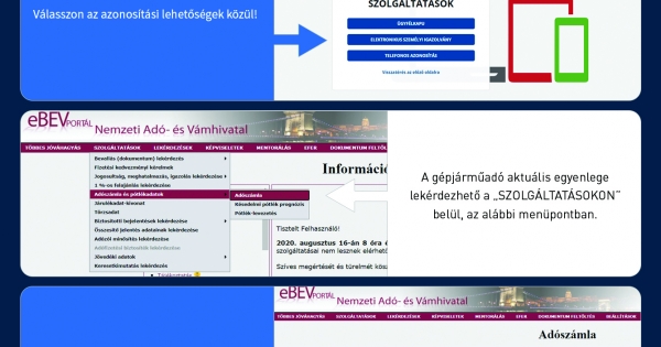 Segédlet gépjárműadó-lekérdezéshez