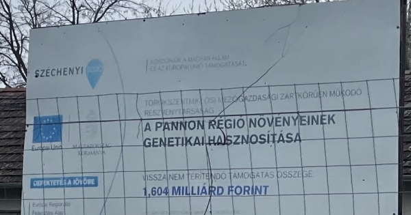 Kutatási eredmény nélkül számolt el 1,6 milliárd forint támogatást egy növénygenetikai kutatóintézet