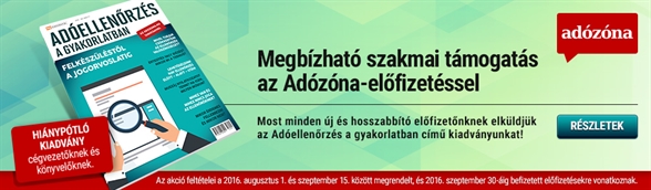 Adóellenőrzés a gyakorlatban – ha most fizet elő, legújabb kiadványunkat is elküldjük Önnek