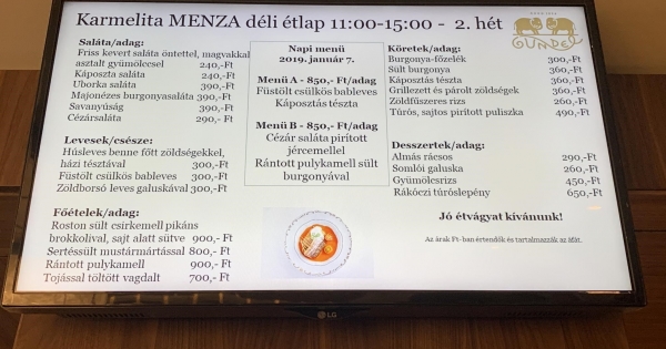 Ki fizeti az étlap EPR-, illetve termékdíját?