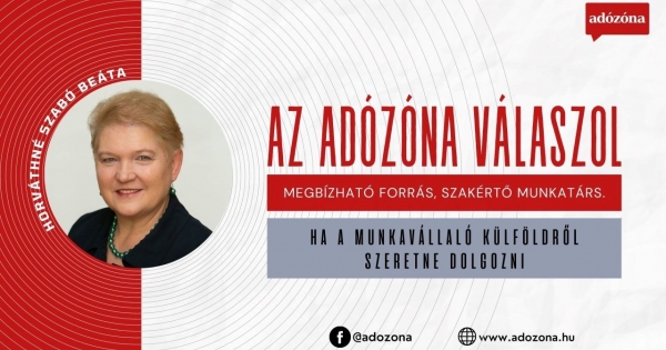 Az Adózóna válaszol: ha a munkavállaló külföldről szeretne dolgozni