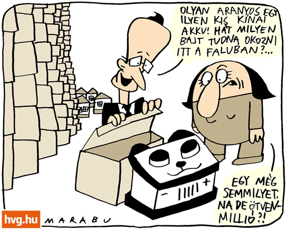 Marabu Féknyúz: Kis aranyos kínai akku