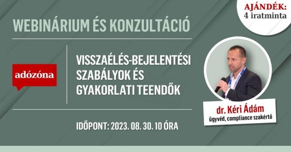 Visszaélés-bejelentési szabályok és gyakorlati teendők – webinárium