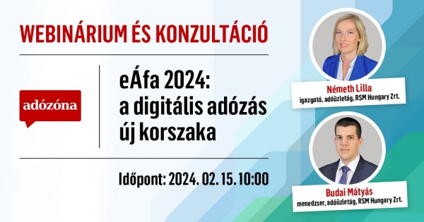 eÁfa 2024: a digitális adózás új korszaka – webinárium