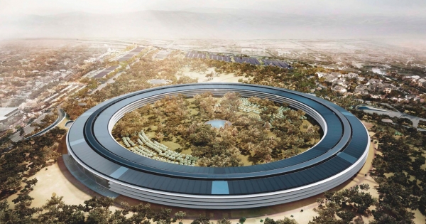 A világ hatodik legdrágább épülete az Apple űrhajója