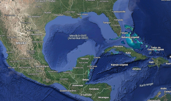 Mexikó pert fontolgat a Google ellen a Mexikói-öböl átnevezése miatt