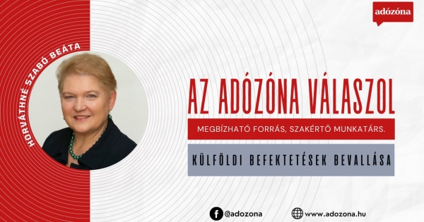 Az Adózóna válaszol: külföldi befektetések bevallása