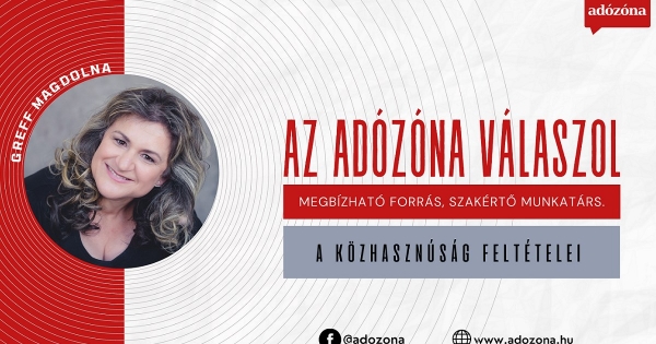 Az Adózóna válaszol: a közhasznúság feltételei