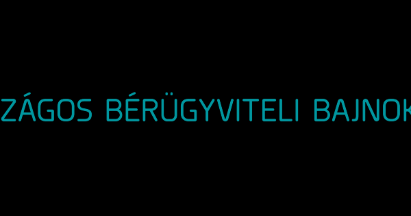 Országos Bérügyviteli Bajnokság 2021