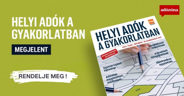 Megjelent! Helyi adók a gyakorlatban – hipa, telek-, építmény-, kommunális és idegenforgalmi adó