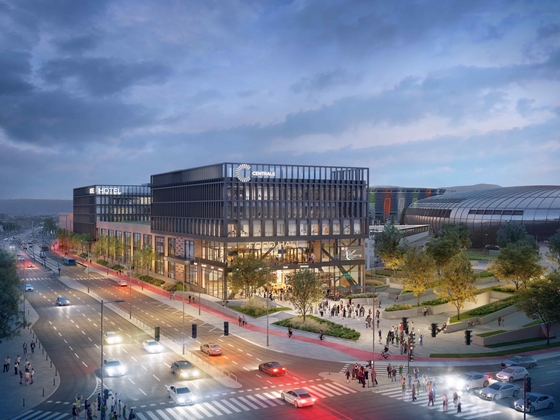 29 ezer négyzetméteres multifunkciós központ épül a Puskás Ferenc Stadion metrómegállóra