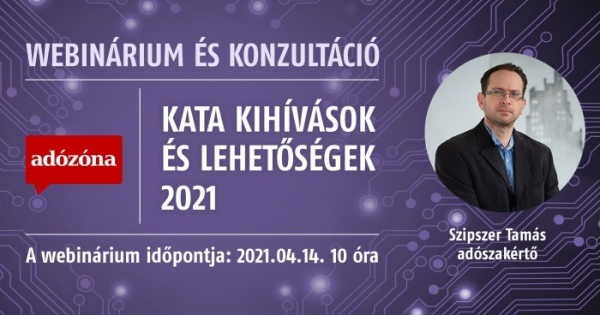 Kata kihívások és lehetőségek 2021 – webinárium