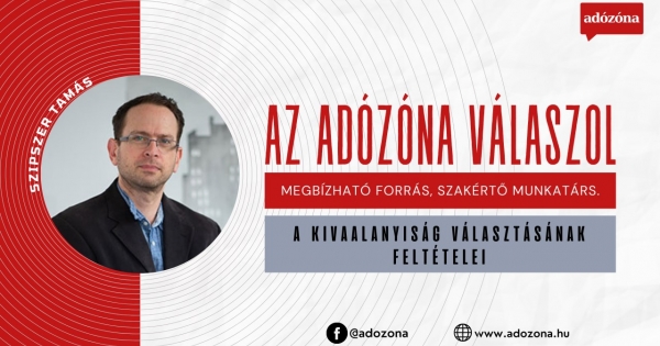 Az Adózóna válaszol: a kivaalanyiság választásának feltételei