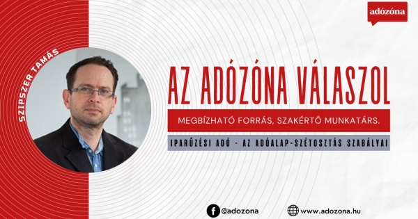 Az Adózóna válaszol: iparűzési adó – az adóalap-szétosztás szabályai