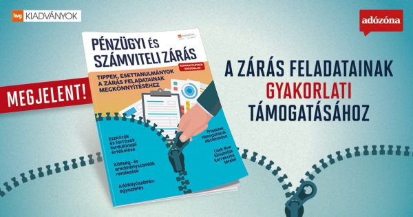 Megjelent! Pénzügyi és számviteli zárás