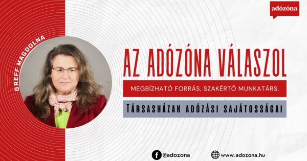 Az Adózóna válaszol: társasházak adózási sajátosságai
