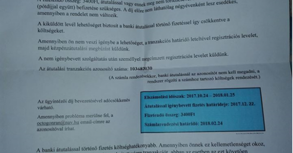 A NAV nevében küldenek leveleket csalók